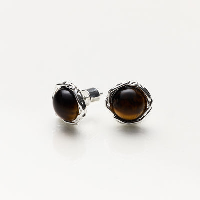 Lara & Ela | Cat And Heath Silver Earrings - Lara & Ela