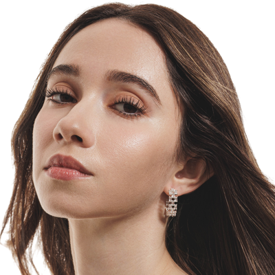Lara & Ela I Celestial Beauty Silver Earrings