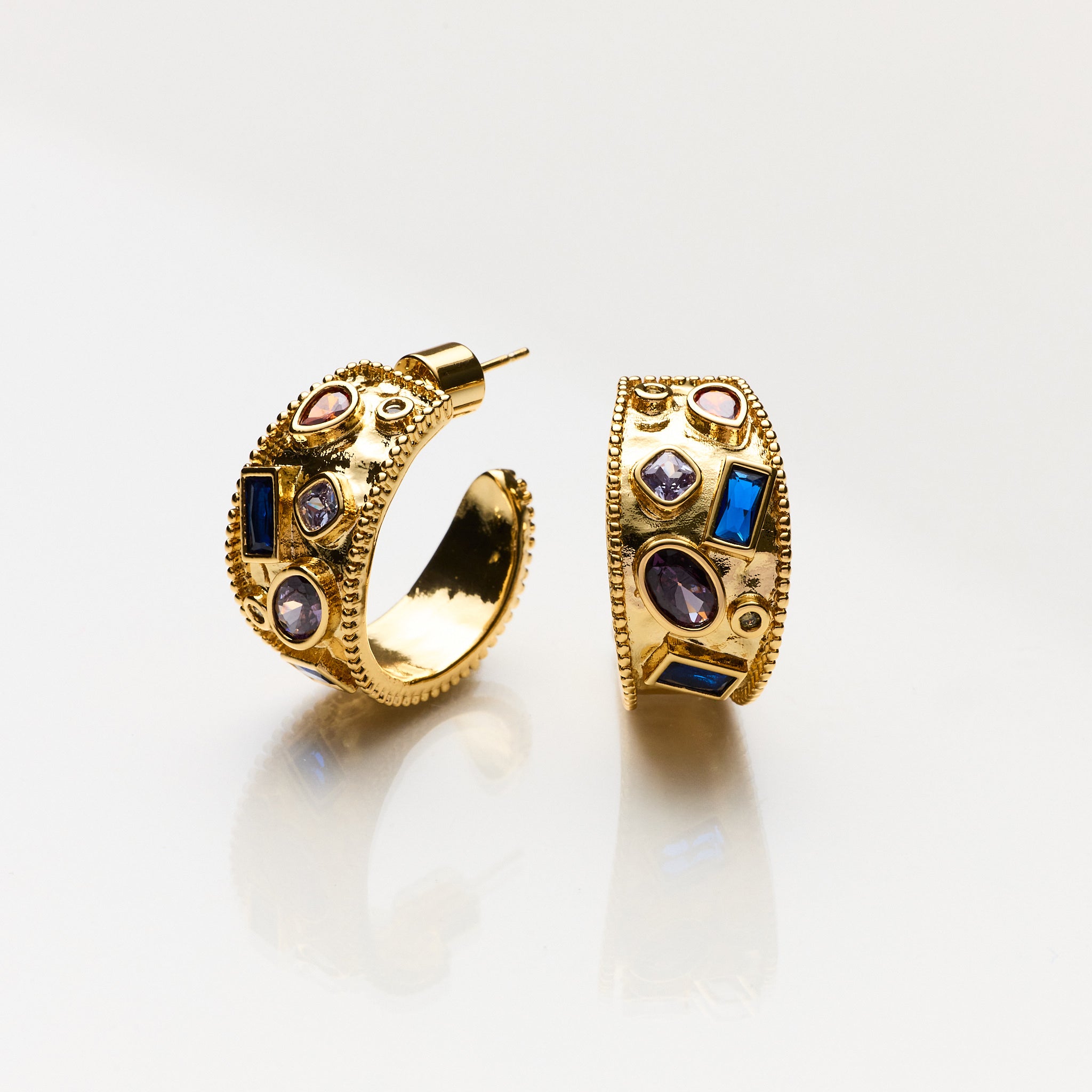 Lara & Ela | Cocktail Hour Gold Earrings - Lara & Ela