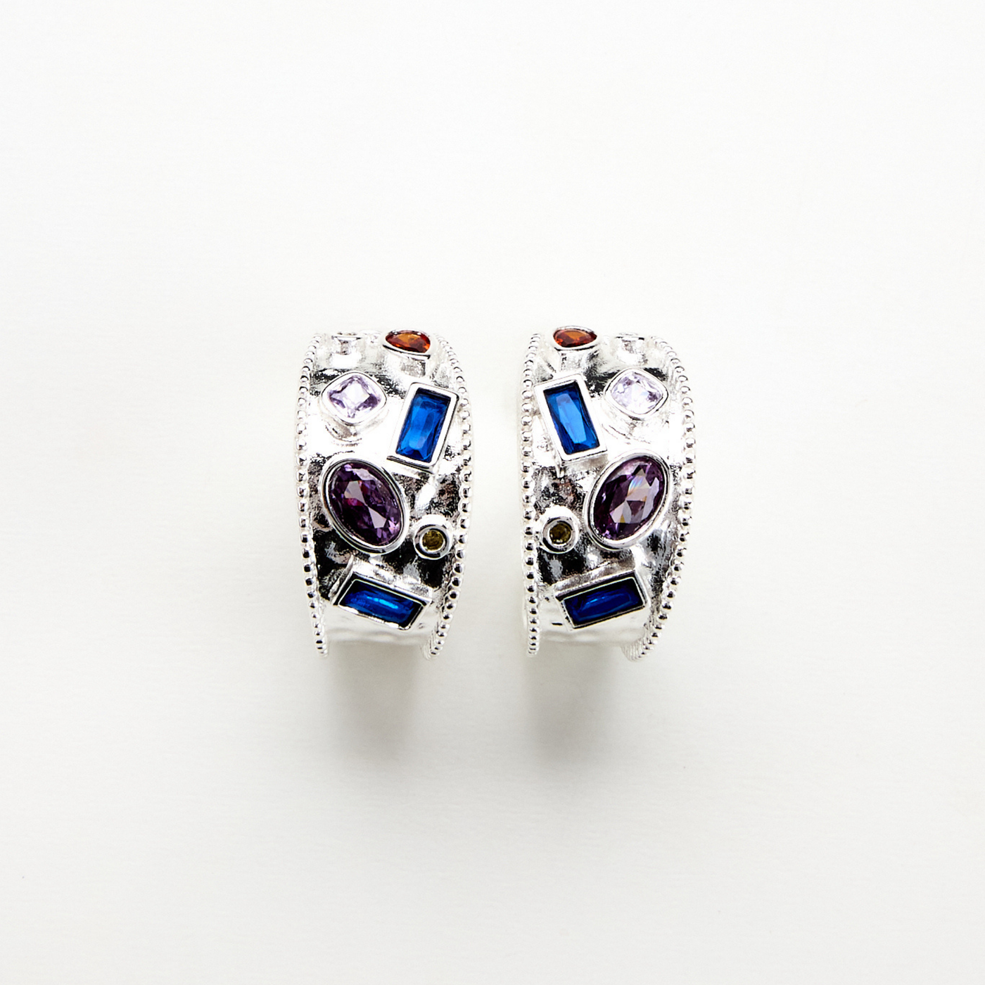 Lara & Ela | Cocktail Hour Silver Earrings