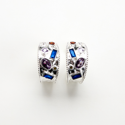 Lara & Ela | Cocktail Hour Silver Earrings