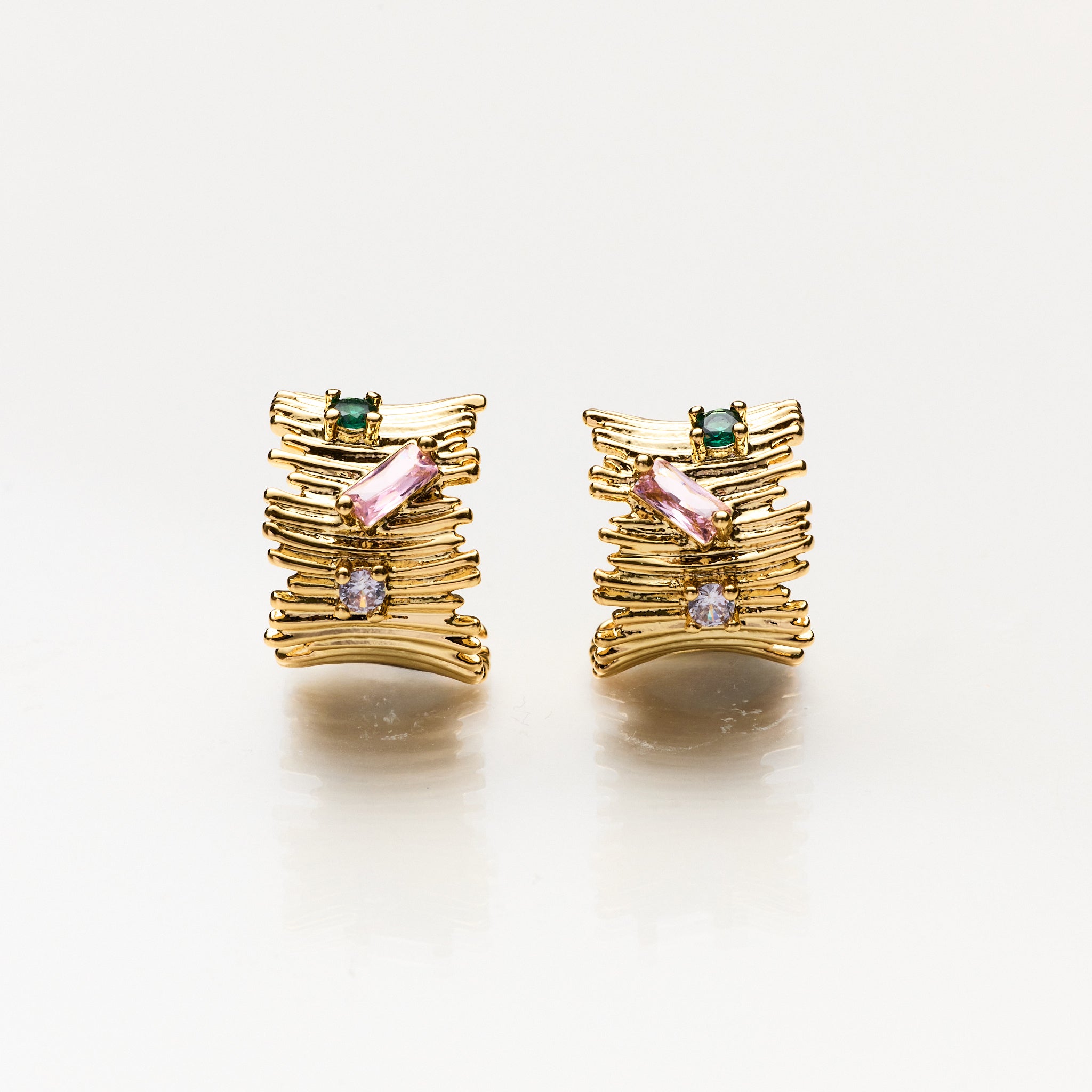 Lara & Ela | Cosmo Please Gold Earrings - Lara & Ela