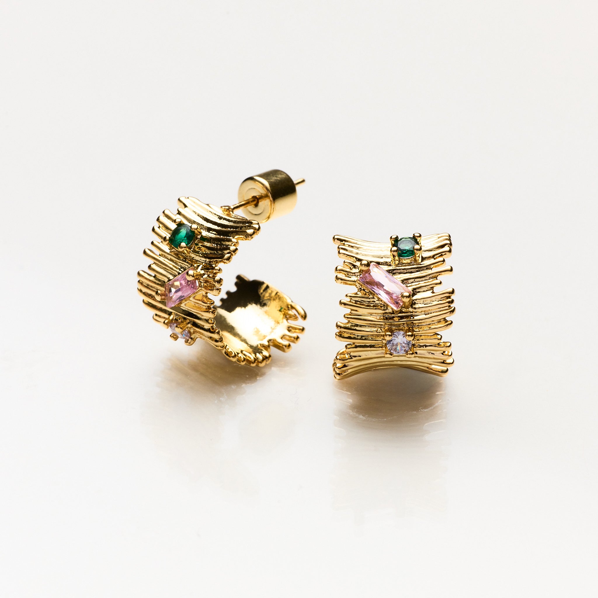 Lara & Ela | Cosmo Please Gold Earrings - Lara & Ela