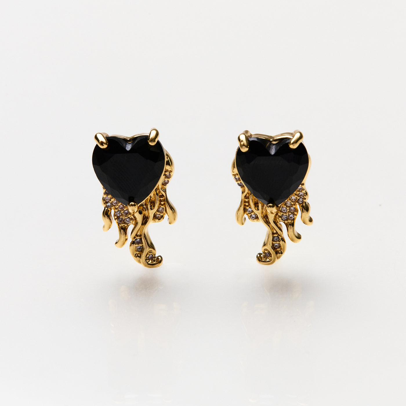 Lara & Ela | Crazy Love Gold Earrings - Lara & Ela