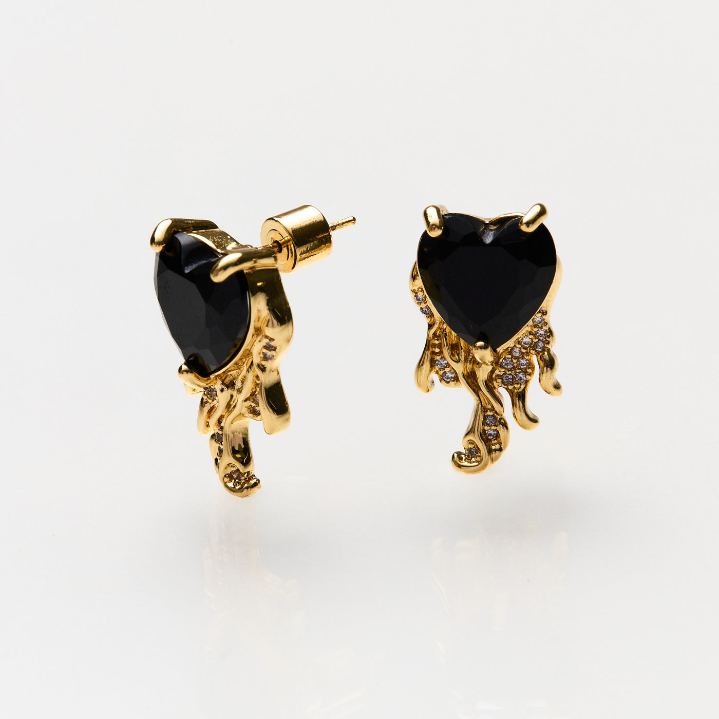 Lara & Ela | Crazy Love Gold Earrings - Lara & Ela