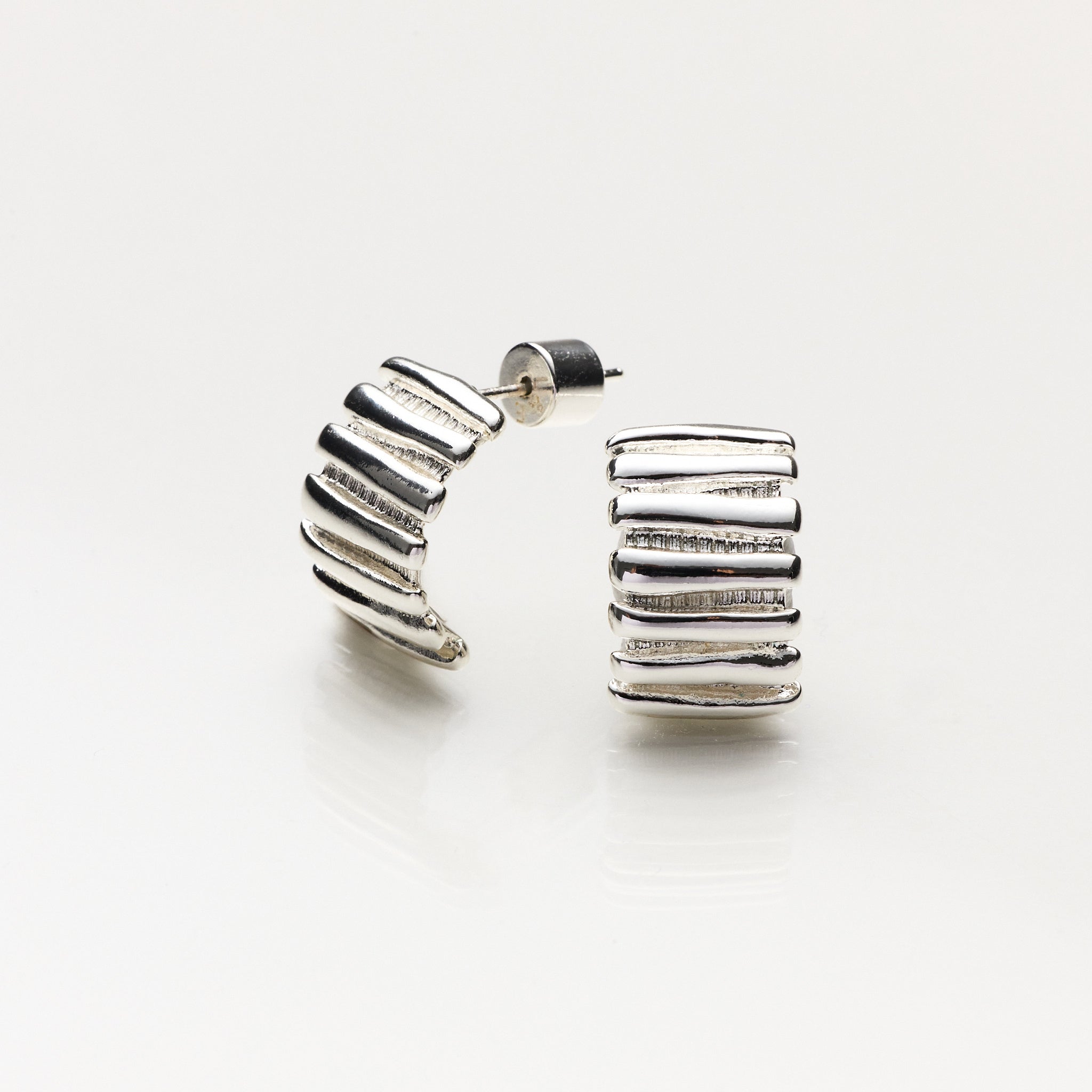 Lara & Ela | Date With Yourself Silver Earrings - Lara & Ela