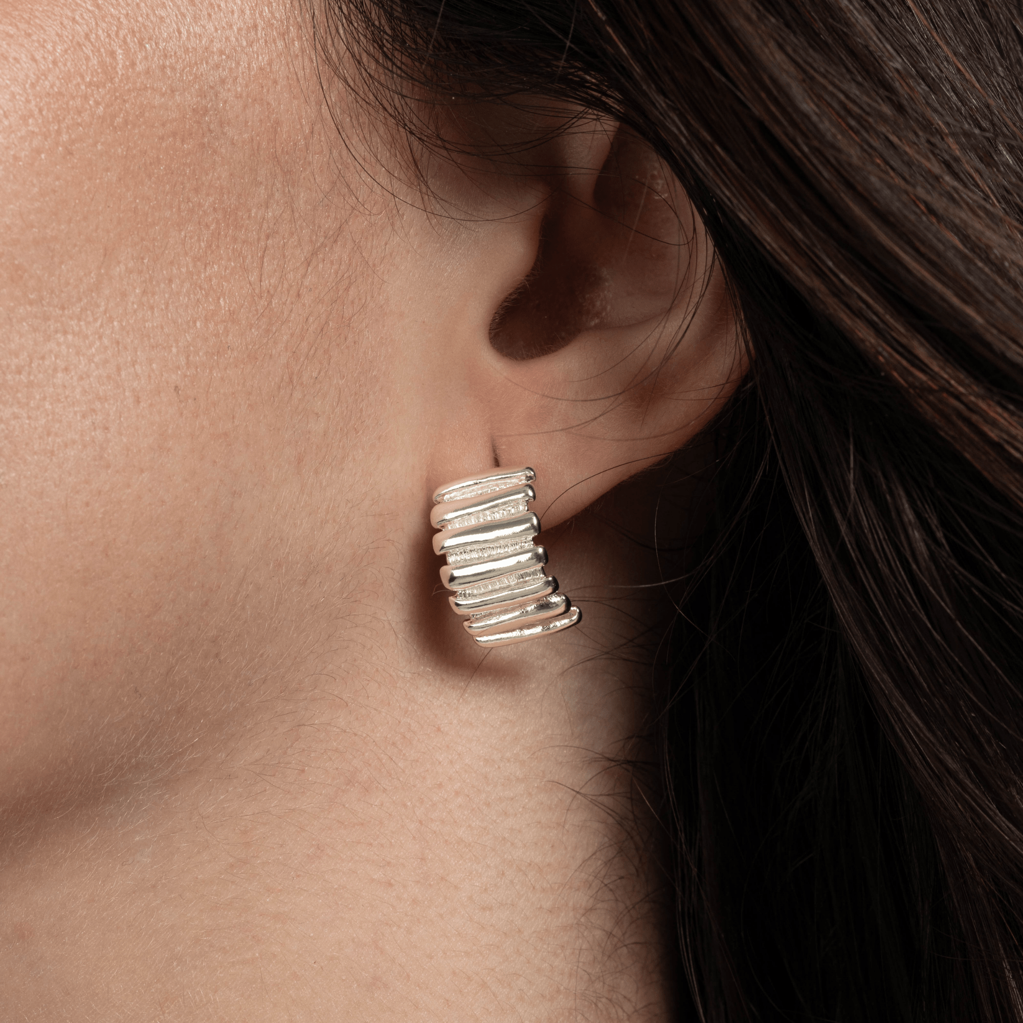 Lara & Ela | Date With Yourself Silver Earrings - Lara & Ela