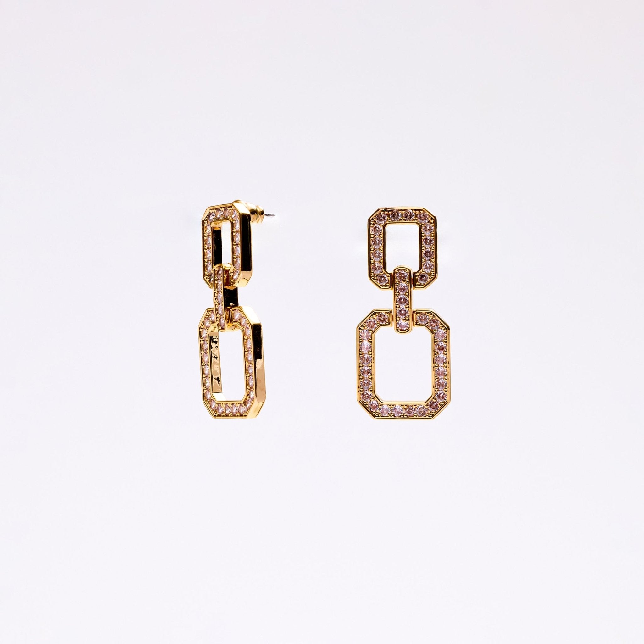 Lara & Ela | Diana Gold Earrings - Lara & Ela