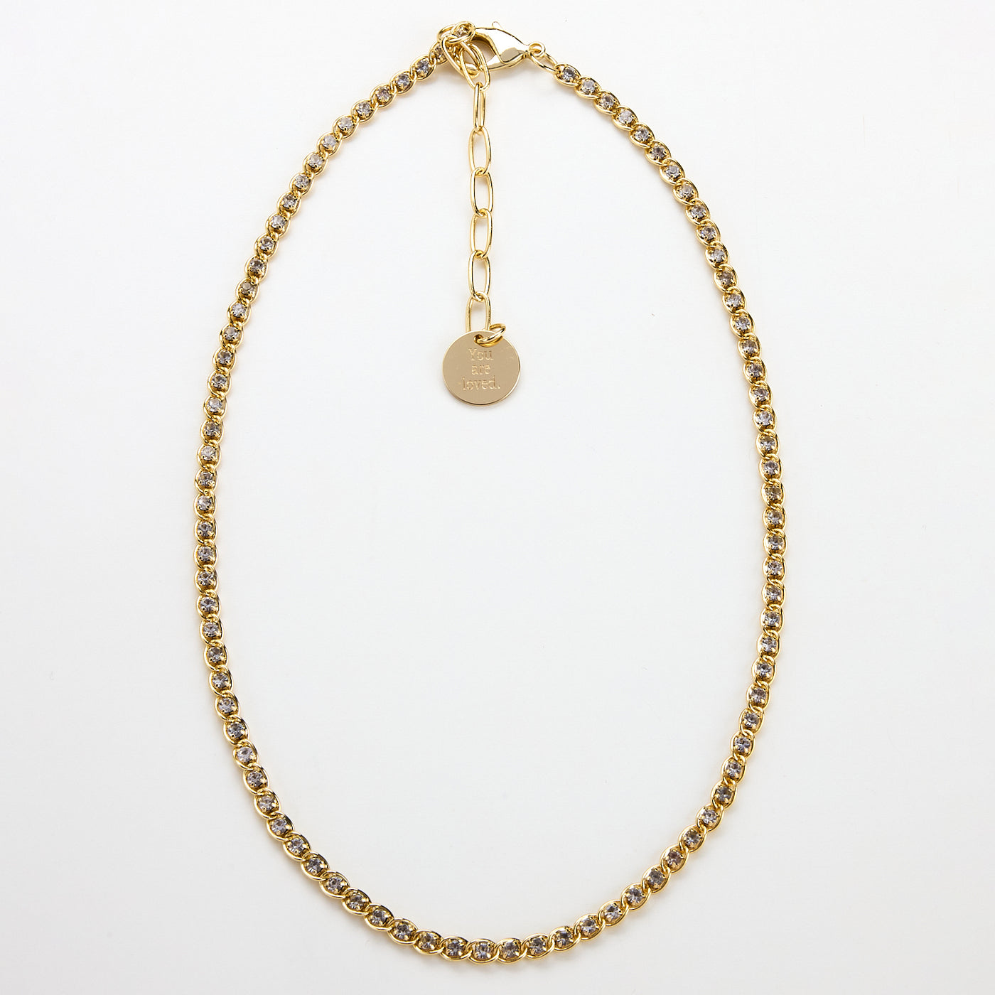 Lara & Ela I Don't Blink Gold Necklace