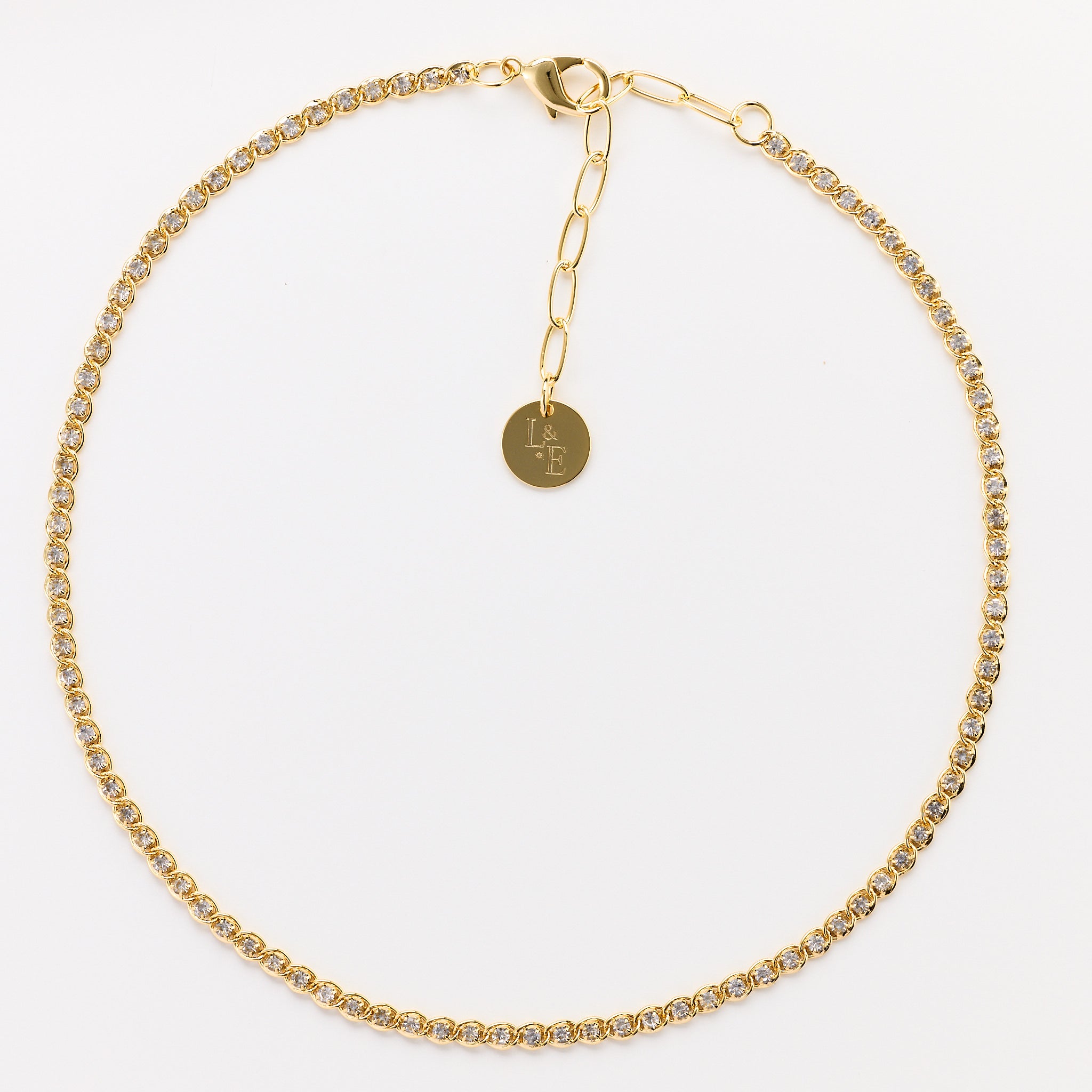Lara & Ela I Don't Blink Gold Necklace - Lara & Ela