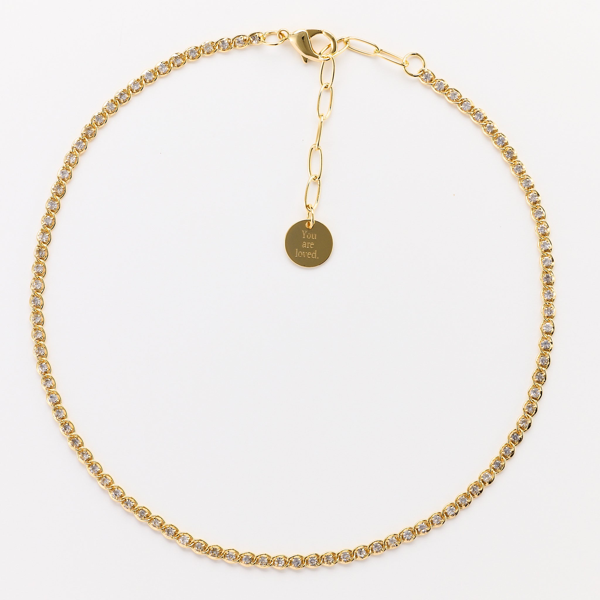 Lara & Ela I Don't Blink Gold Necklace - Lara & Ela