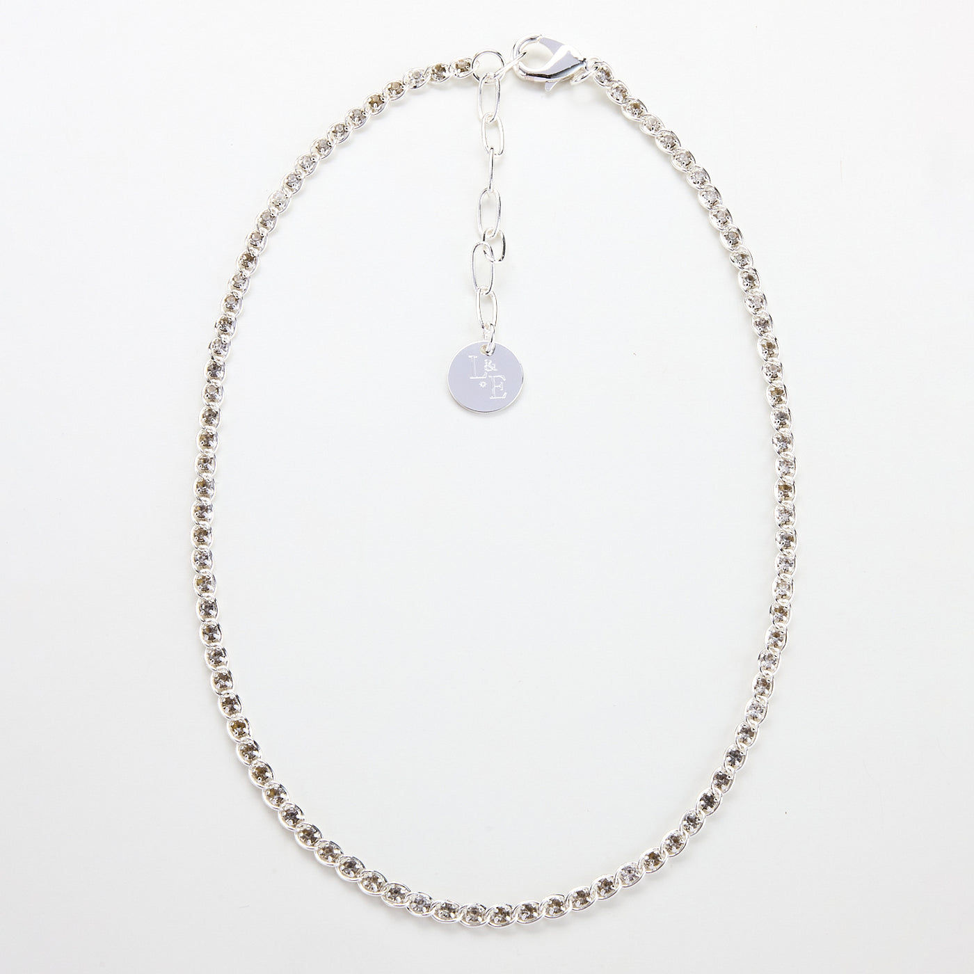 Lara & Ela I Don't Blink Silver Necklace