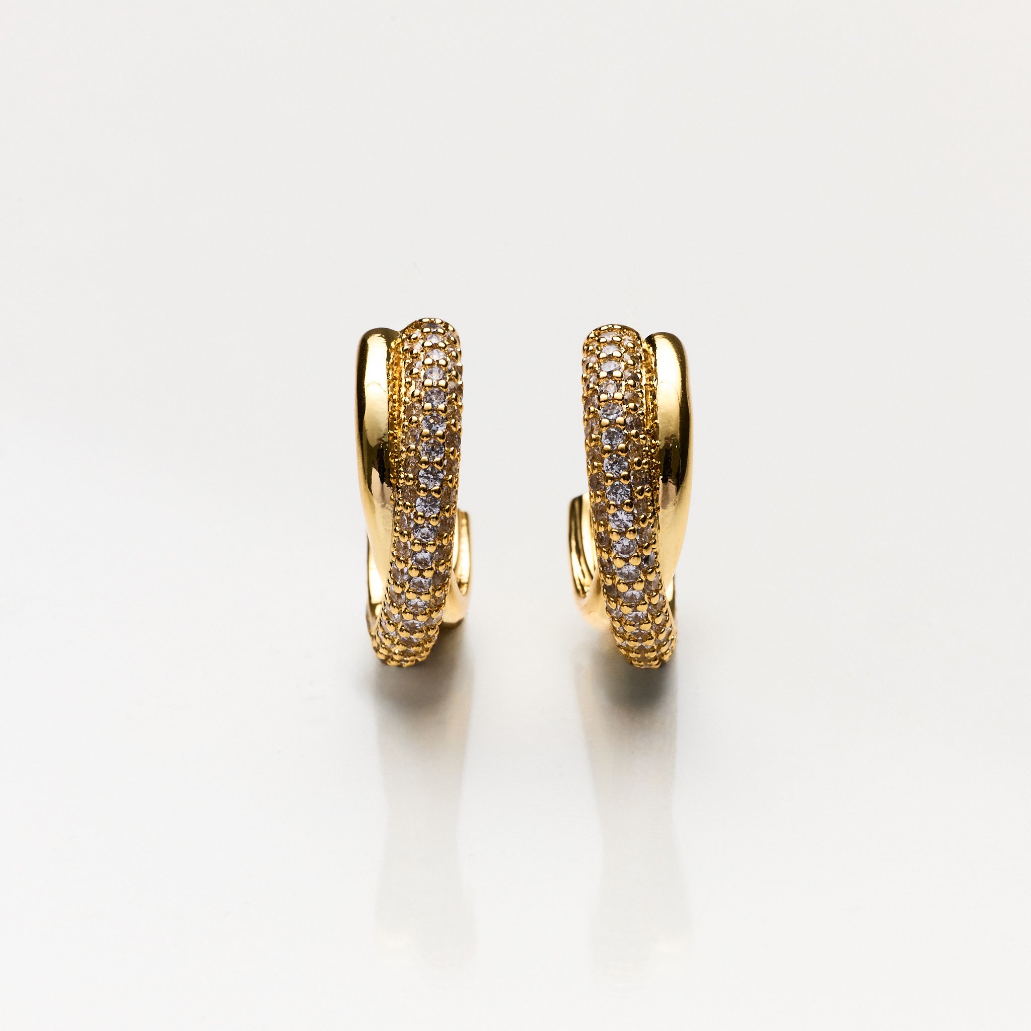 Lara & Ela | Dress You Up In My Love Gold Earrings - Lara & Ela
