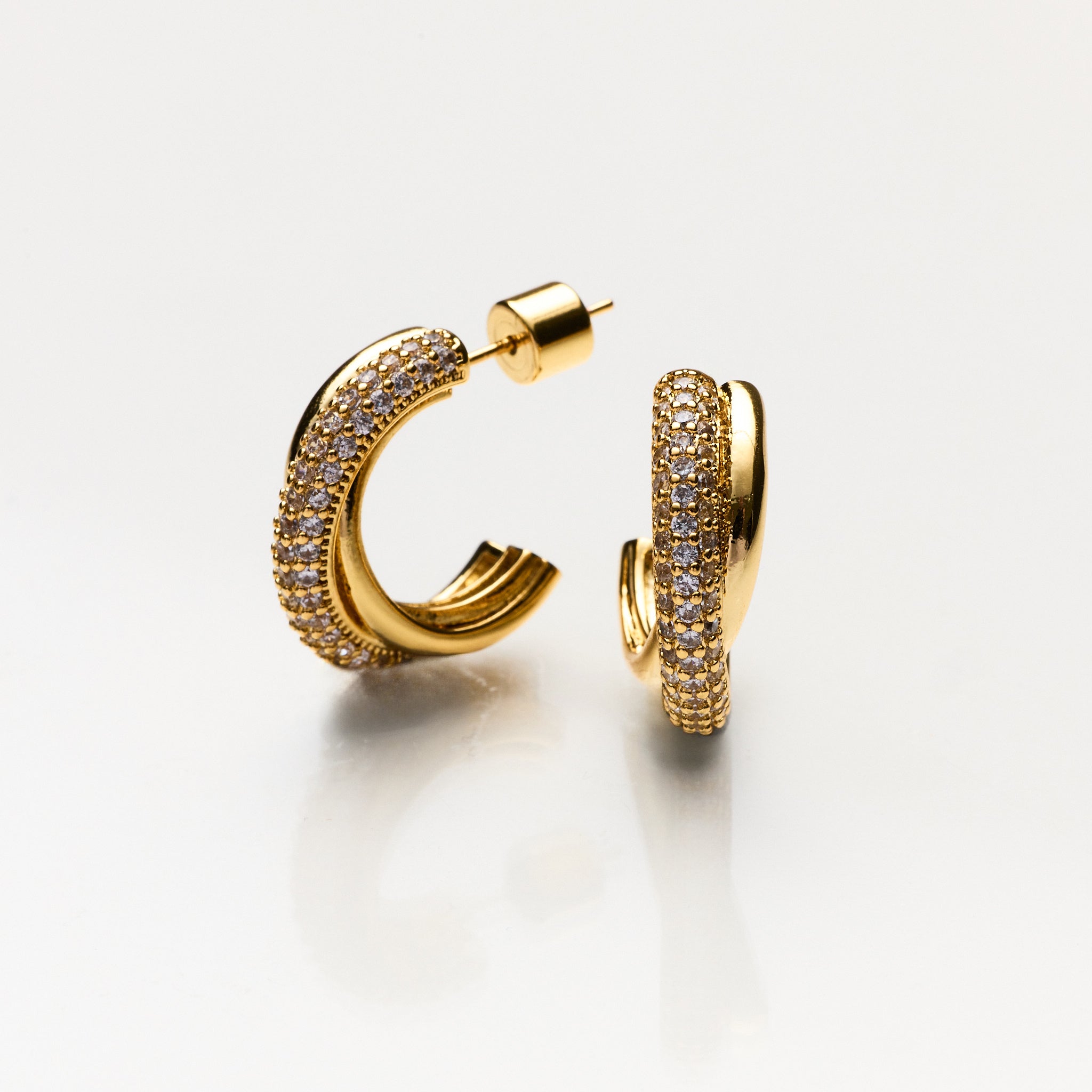 Lara & Ela | Dress You Up In My Love Gold Earrings - Lara & Ela