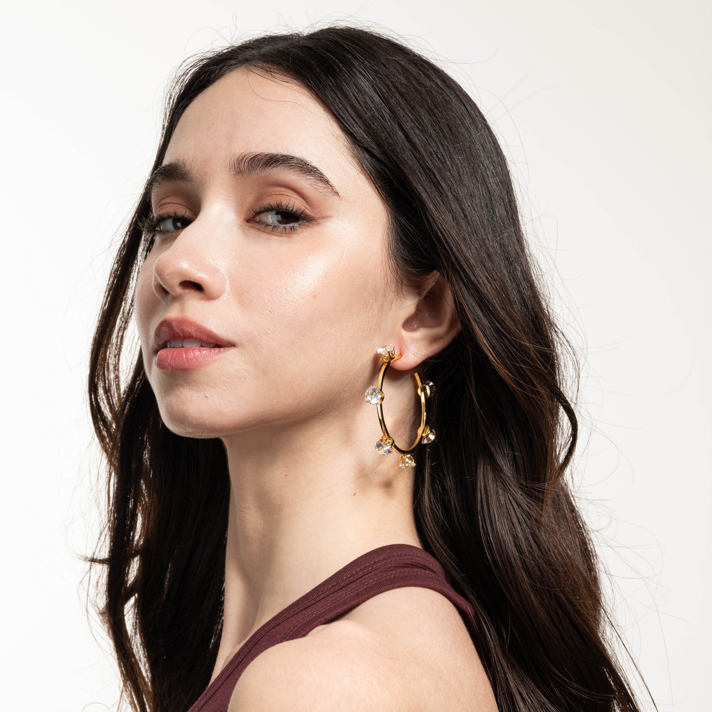 Lara & Ela | Ela Crystal Clear G | Earrings