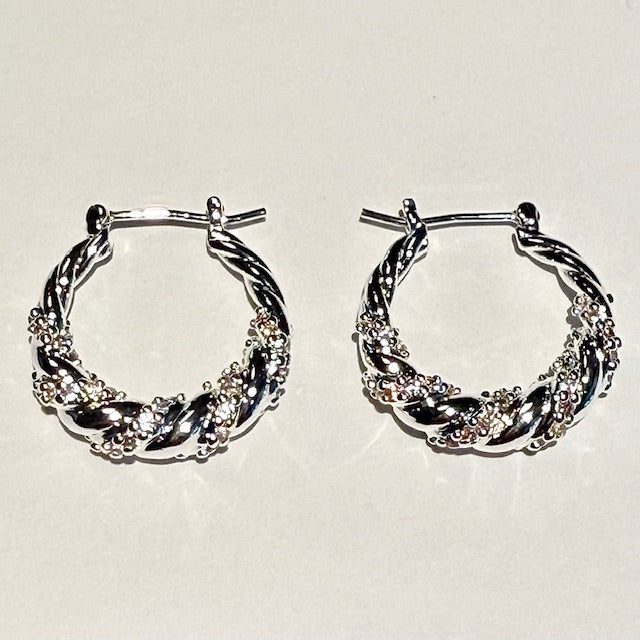 Lara & Ela I Endless Love Silver Earrings