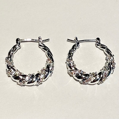 Lara & Ela I Endless Love Silver Earrings