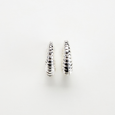 Lara & Ela I I'm Every Woman Silver Earrings