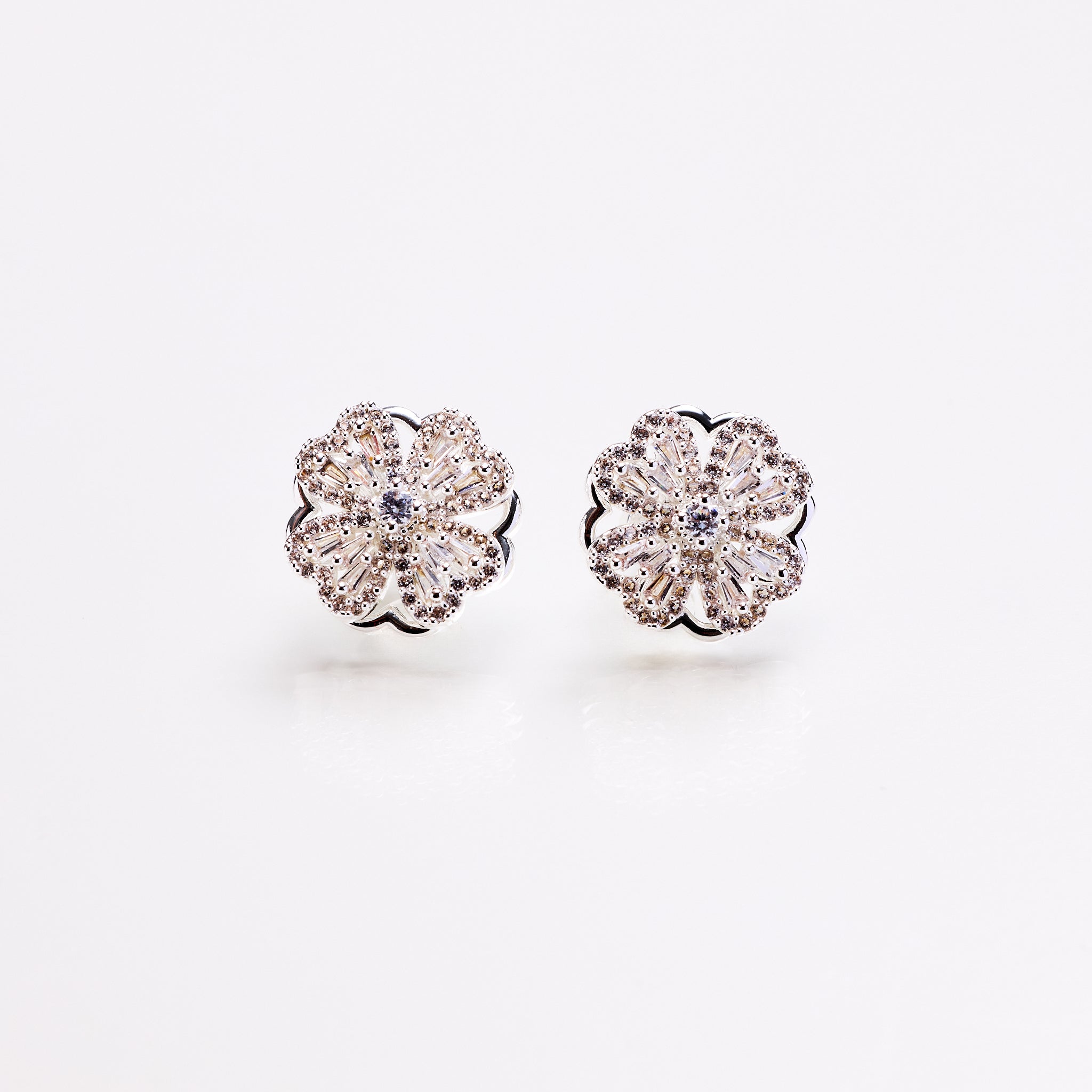 Lara & Ela | Ferris Wheel Silver Earrings - Lara & Ela
