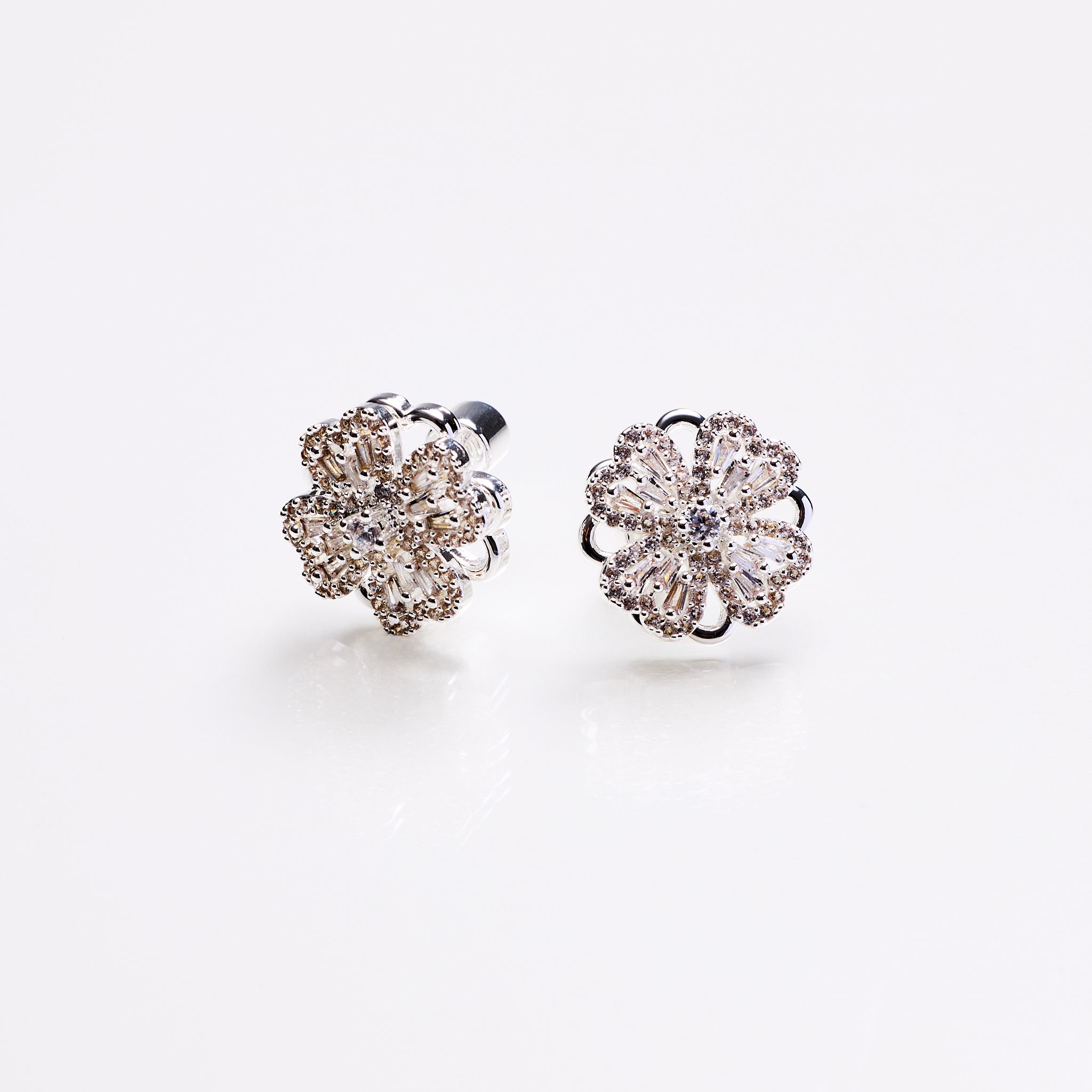 Lara & Ela | Ferris Wheel Silver Earrings - Lara & Ela