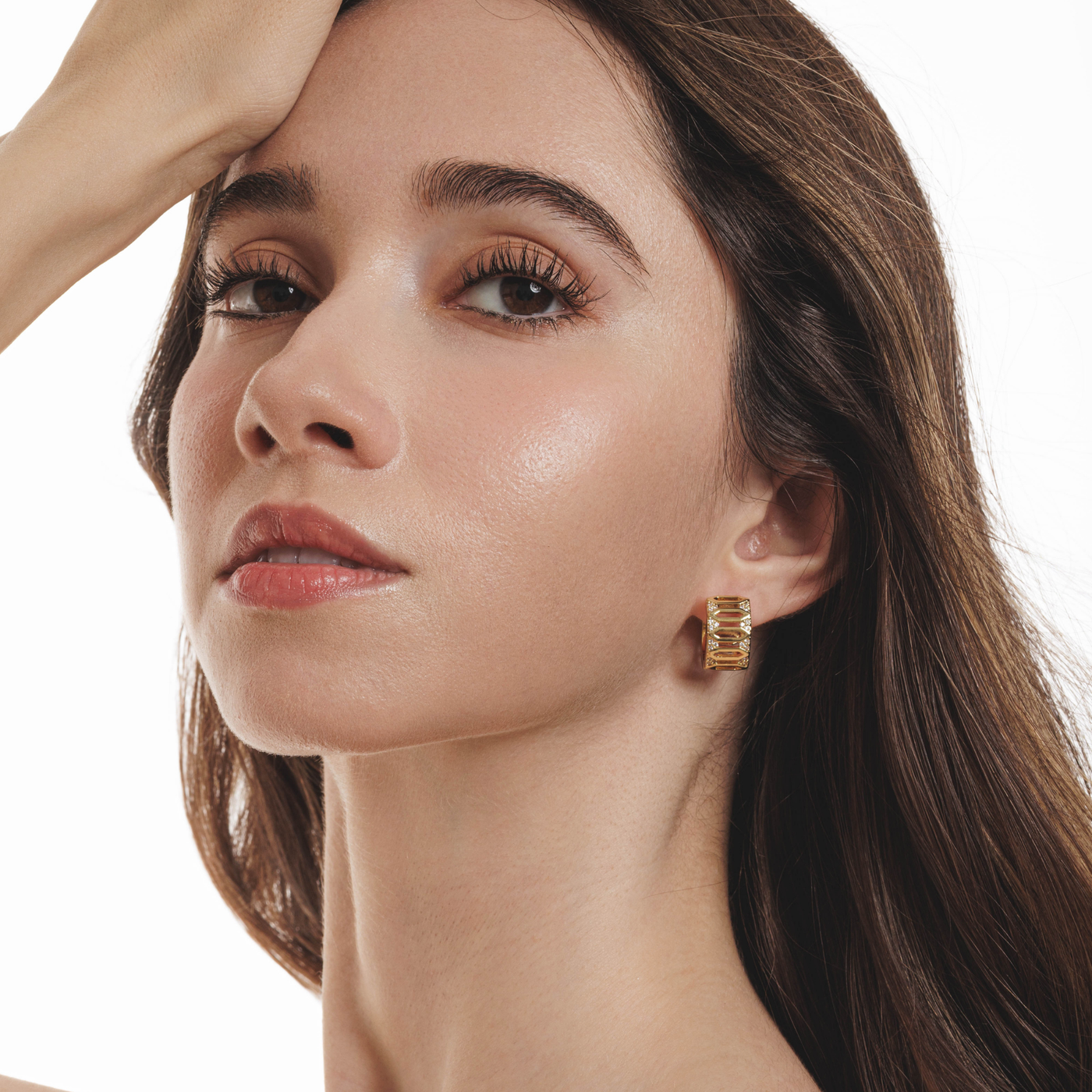 Lara & Ela I Ring Of Fire Gold Earrings