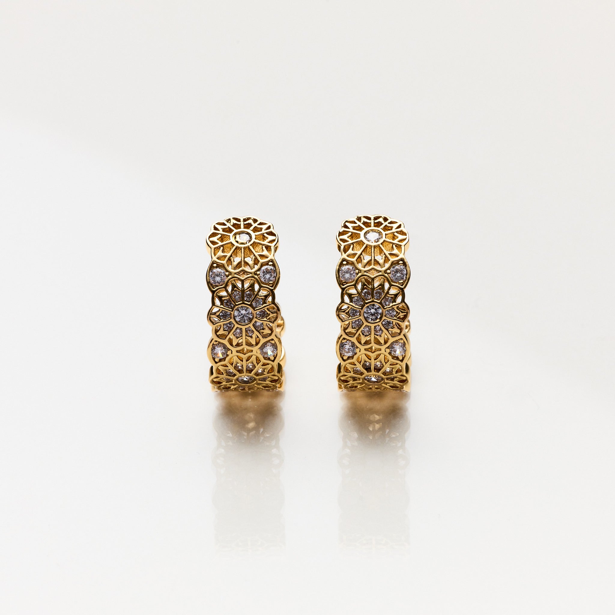 Lara & Ela | Fortuitous Gold Earrings - Lara & Ela