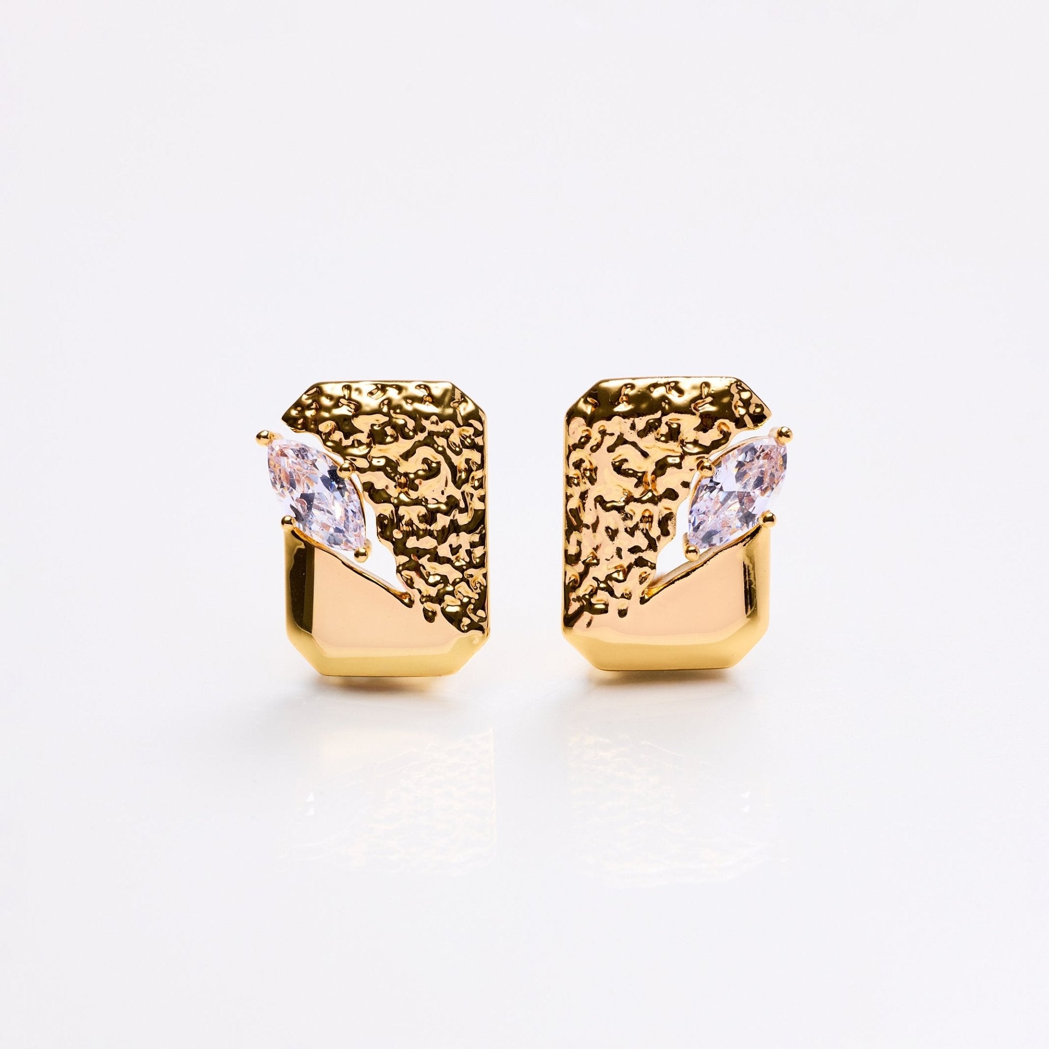 Lara & Ela | Gaia Gold Earrings - Lara & Ela