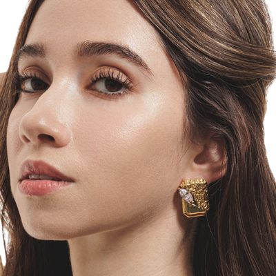 Lara & Ela | Gaia Gold Earrings