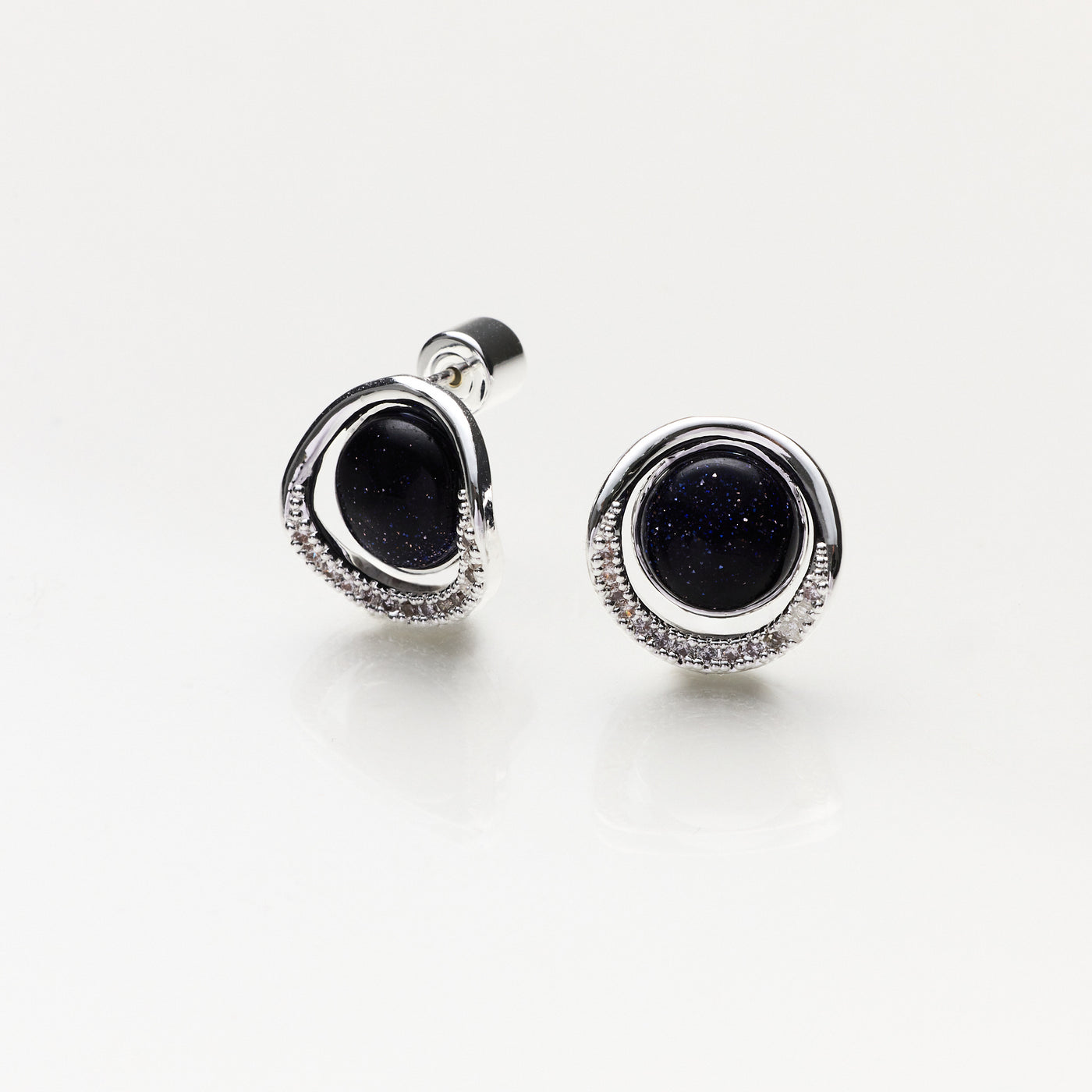 Lara & Ela | Galaxy Silver Earrings - Lara & Ela