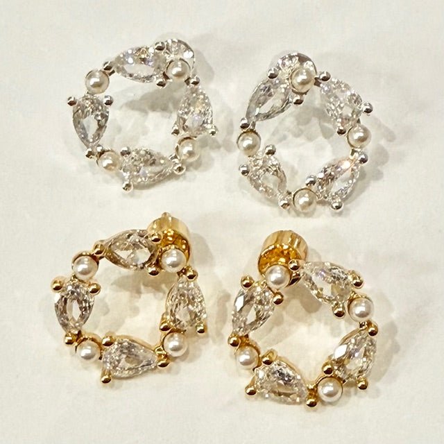 Lara & Ela | Gamma Silver Earrings - Lara & Ela