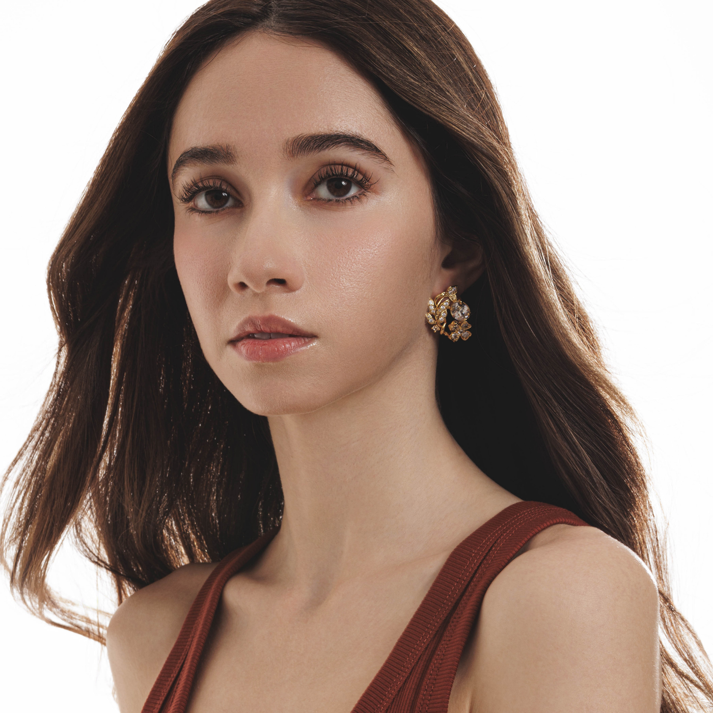 Lara & Ela | Secret Garden Gold Earrings
