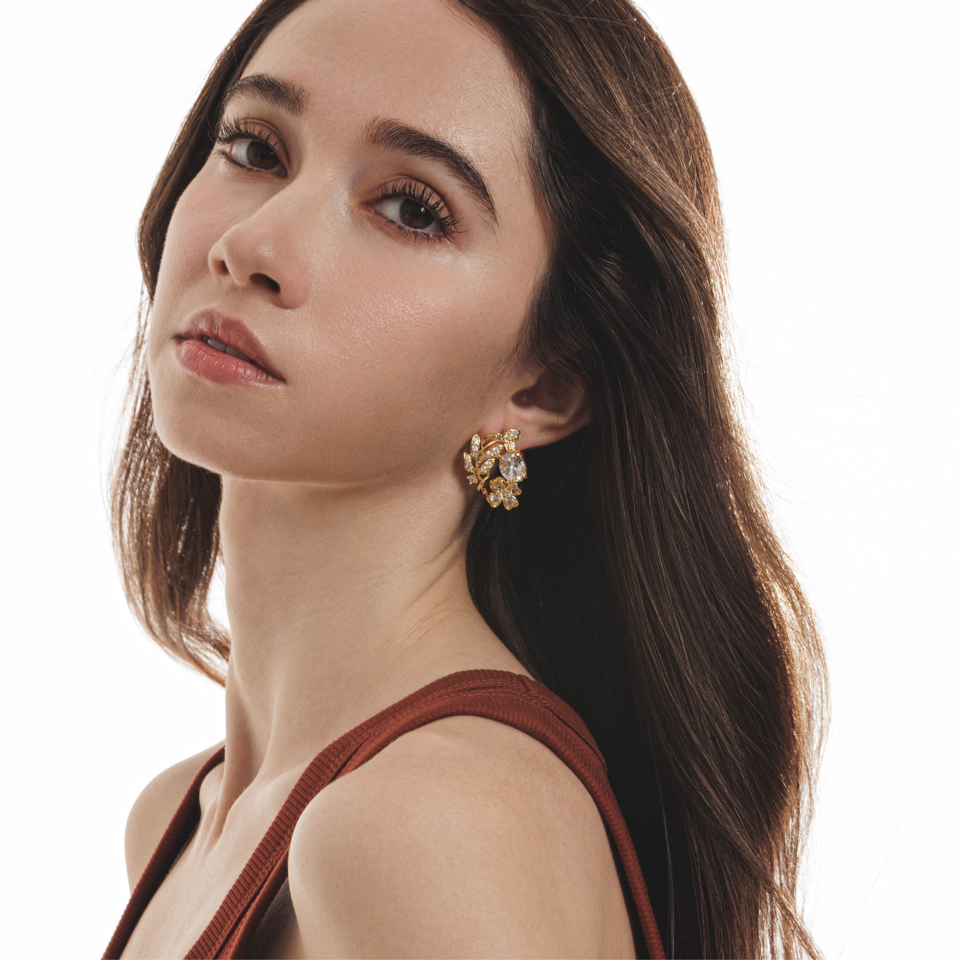 Lara & Ela | Secret Garden Gold Earrings