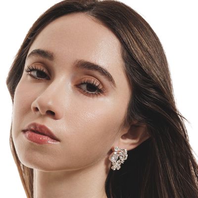 Lara & Ela | Secret Garden Silver Earrings