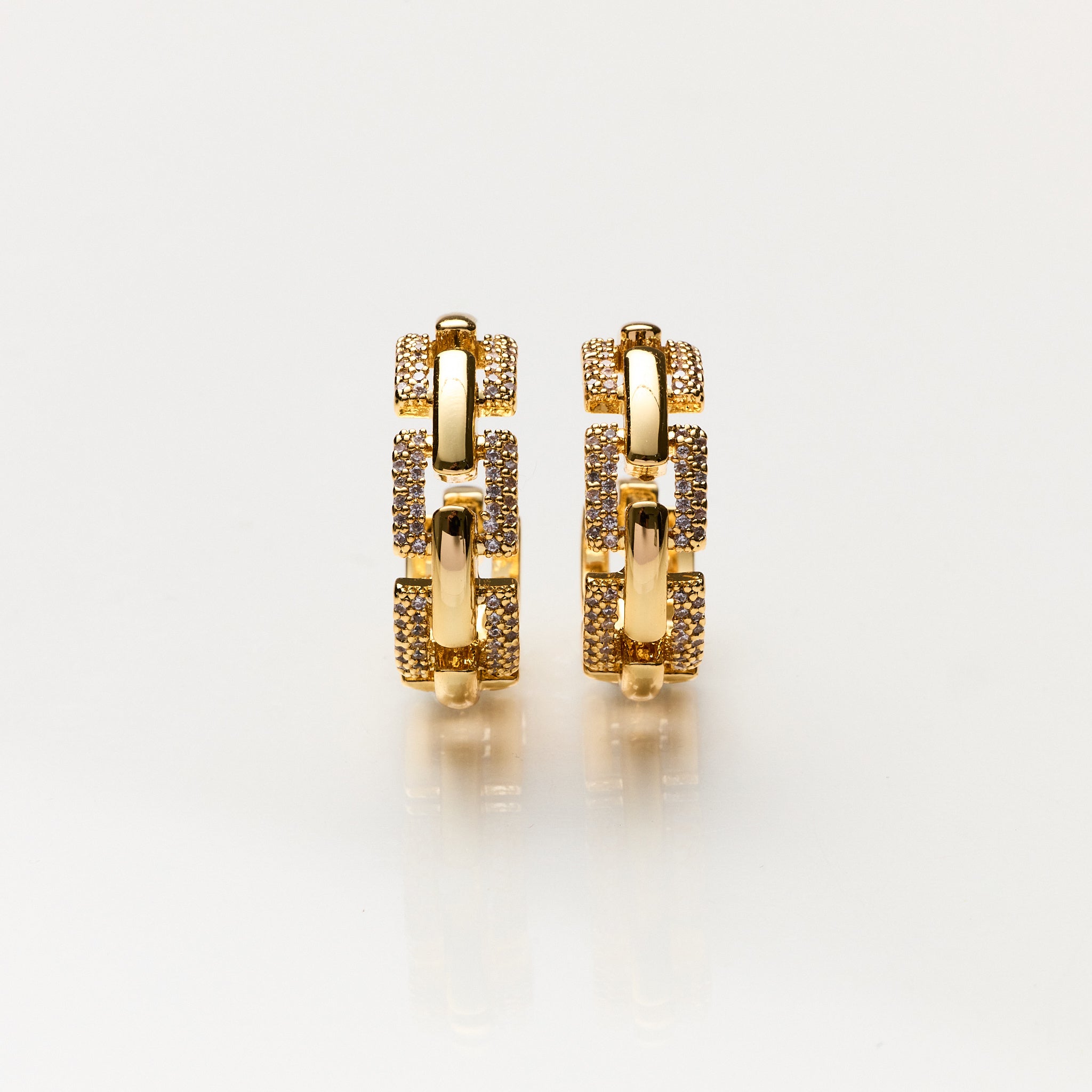 Lara & Ela | Hear Me Roar Gold Earrings - Lara & Ela