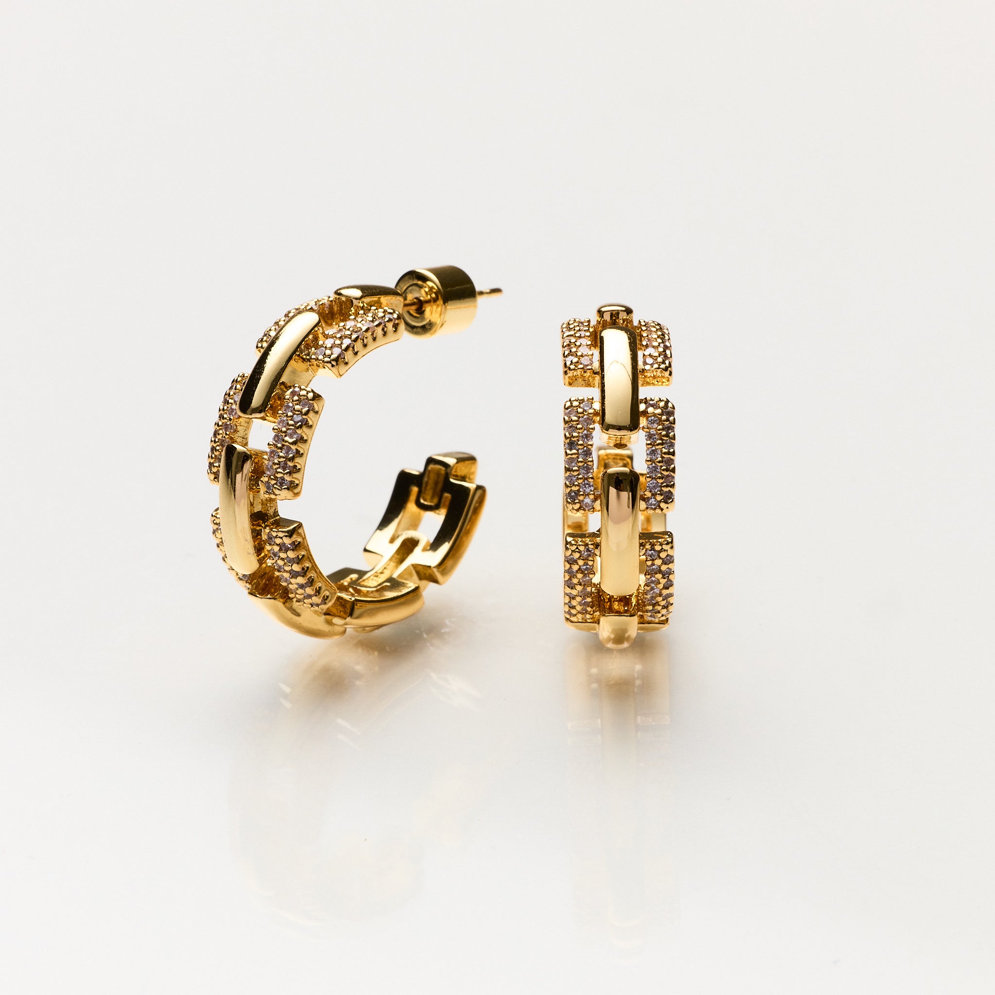 Lara & Ela | Hear Me Roar Gold Earrings - Lara & Ela