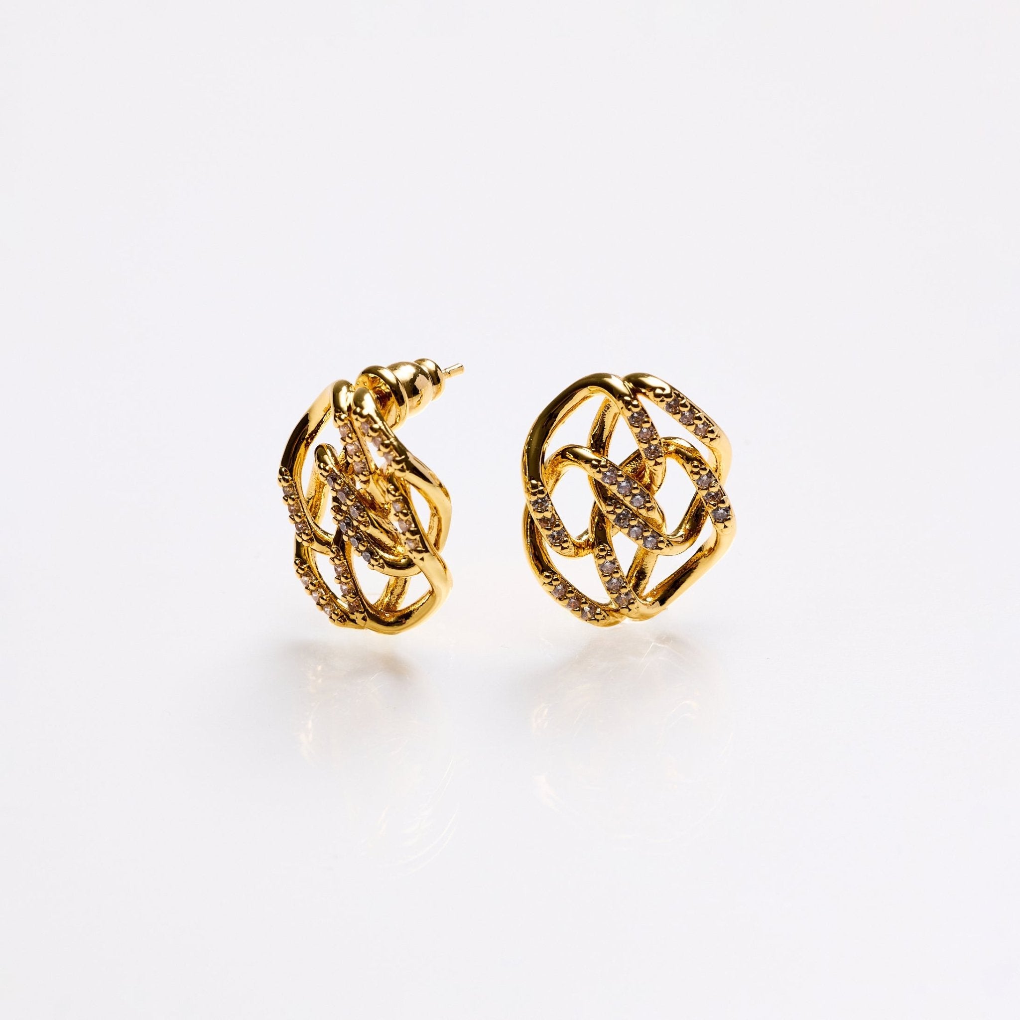 Lara & Ela | Hestia Gold Earrings - Lara & Ela
