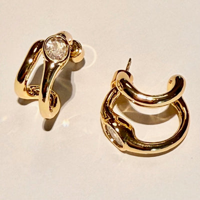 Lara & Ela I Hugs Gold I Earrings