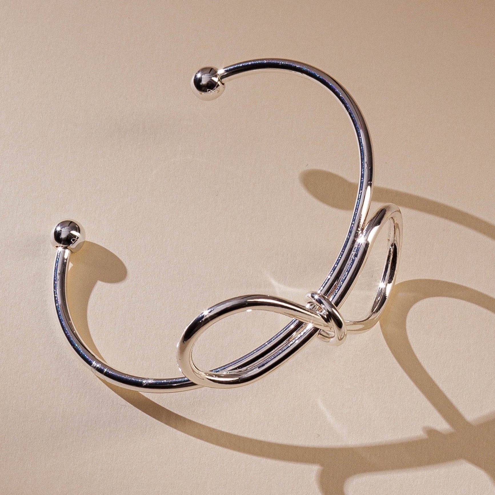 Lara & Ela | Blondie Silver Bangle - Lara & Ela