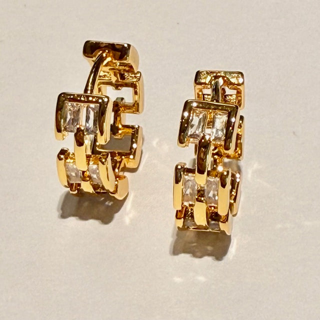 Lara & Ela I Tara Gold Earrings