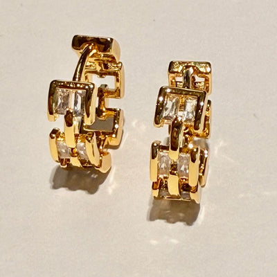 Lara & Ela I Tara Gold Earrings