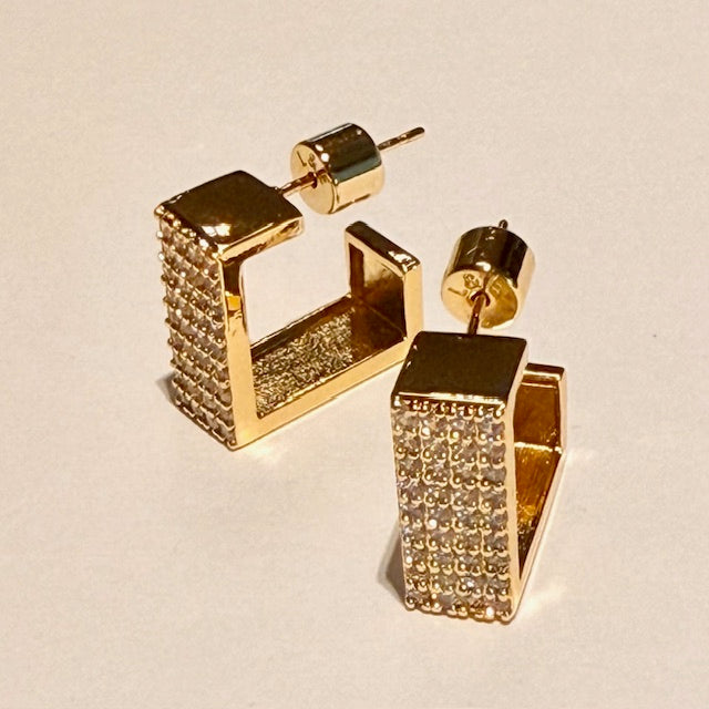 Lara & Ela I Zenith Gold Earrings