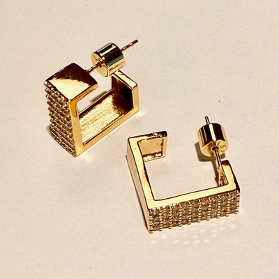 Lara & Ela I Zenith Gold Earrings
