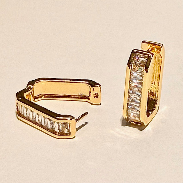Lara & Ela I Lithe Gold Earrings