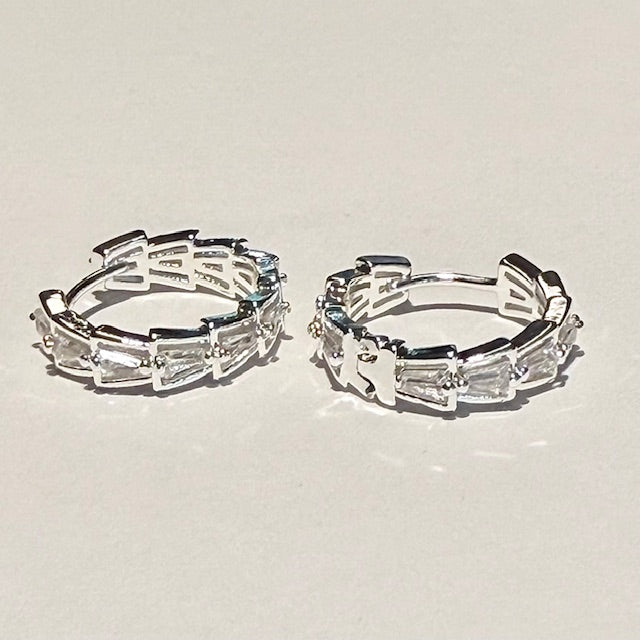 Lara & Ela I Reign Silver Earrings