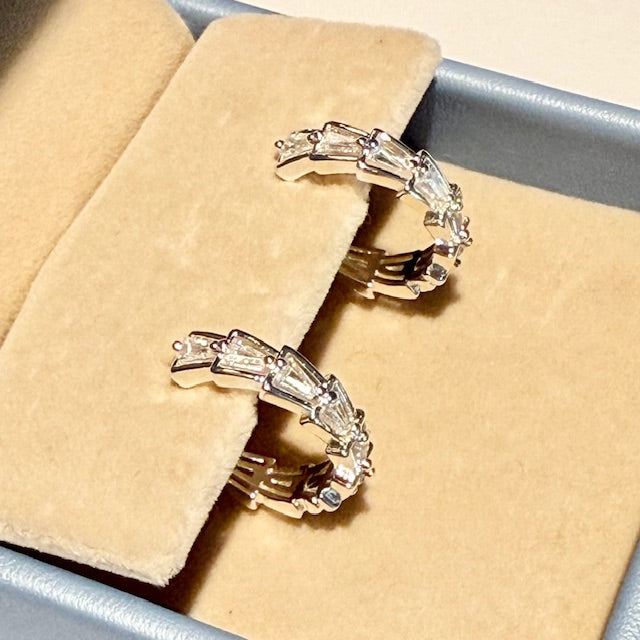 Lara & Ela I Reign Silver Earrings