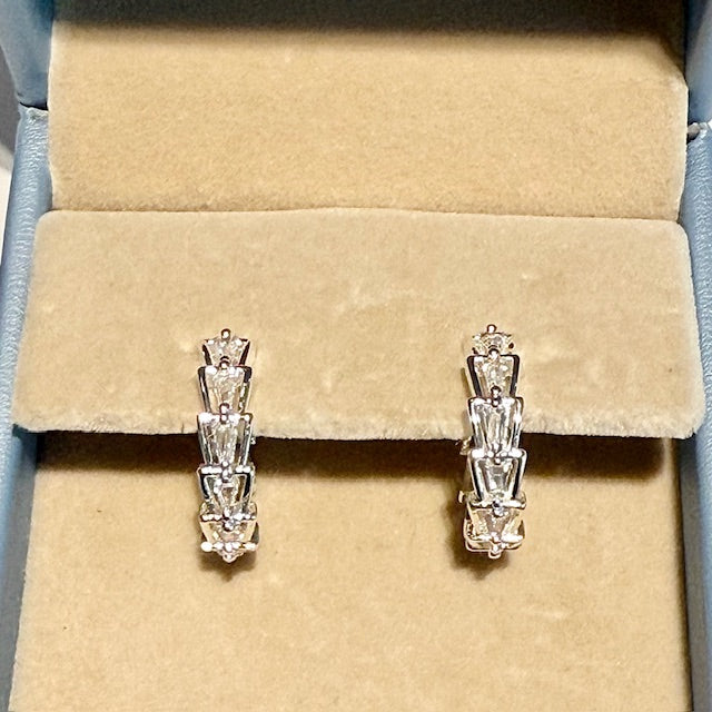 Lara & Ela I Reign Silver Earrings