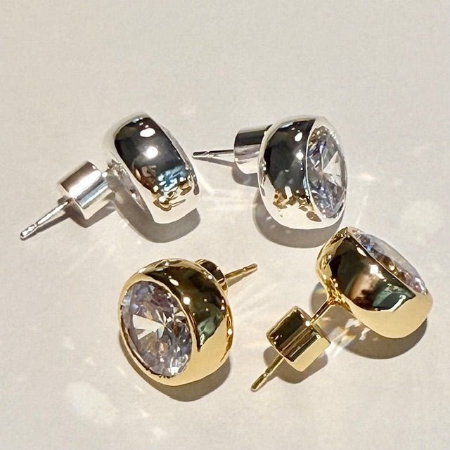Lara & Ela | She's A Knockout Silver Earrings - Lara & Ela