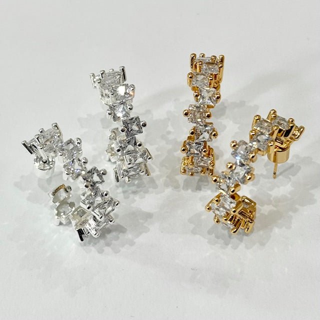 Lara & Ela | Duchess Silver Earrings - Lara & Ela