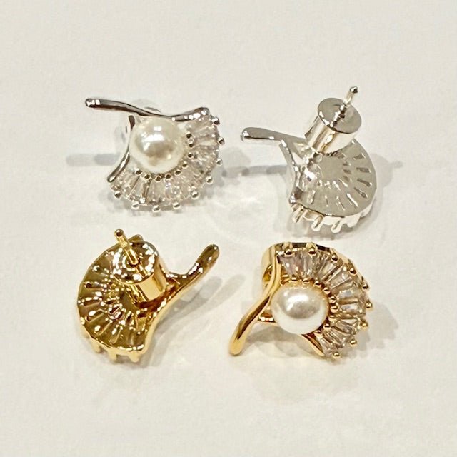 Lara & Ela | Lady Palm Silver Earrings - Lara & Ela