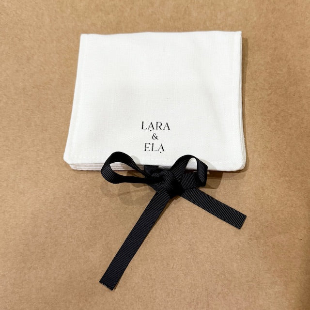 Lara & Ela | Linen Jewellery Pouch | Pouches